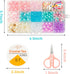 OSNIE Unicorn DIY Bead Jewelry Making Kit for Kids Girls with Unicorn Rainbow Heart Bow-Knot Lollipop Crown Key Charms Beads for Bracelets Rings N...
