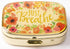 AmyZone Metal Pill Organizer Travel Friendly Portable Compact Pill Box Pill Case to Hold Vitamins/Tylenol/Fish Oil/Supplements/Meds/Tablet for Pur...