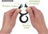 GoHook All Purpose Household Hook, Portable Hook For Towels, Towel Holder, and Numerous Small Items in Kitchen, Bathrooms, Closets and on the go, ...