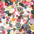 about 330 resin buttons of various specifications, handmade buttons, sewing DIY handicraft buttons, hand-painted decorative buttons Multicolor Ser...