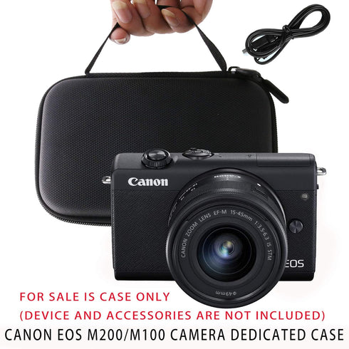 Hard Carrying Case for Canon EOS M200/M100 Camera 15-45mm Lens...