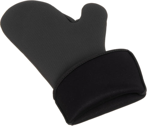 San Jamar Ultigrip Oven Mitt with Heat and Cold Protection for Cooking, Bakeries, Kitchens, And Restaurants, Neoprene, 17 Inches, Black, 1 Count...