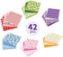 AUEAR, 42 Pack Quilting Fabric 10"X10" Cotton Fabric Fat Squares Sheets Printed Floral Quilting Supplies for Sewing Quilting Patchwork Scrapbookin...