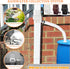 Rain Barrel Diverter Kit, Downspout Diverter for Diverting Water, Rainwater Collection System Fit for 2'' x 3'' Standard Gutter - White...