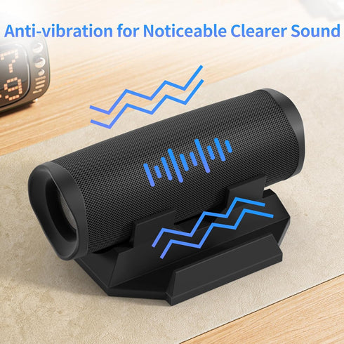 Heavy-Duty Desktop Speaker Stand for JBL Flip 5, Flip 6 Speaker and Smartphone to Saving Space Table Stand for JBL Flip 5, JBL Flip 6 Desk Stand H...