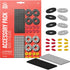 PLUS PLUS - Accessory Pack, Gray & Black - 2 Baseplates, 8 Wheels - Construction Building Stem/Steam Toy, Interlocking Mini Puzzle Blocks for Kids...