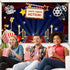 Movie Theme Party Decorations Supplies, Large Fabric Backdrop for Movie Night Birthday Party Event Awards Night Ceremony Photo Photography Booth B...