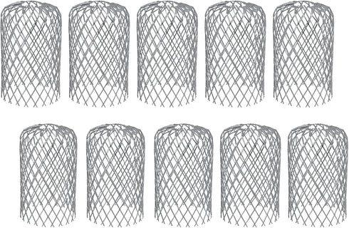 Gutter Guard 3” Leaf Filter Gutter Strainer 10 Pack Aluminium Filter Strainers for Preventing Blockage from Clogging Sewer Pipes...