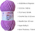 Orchid Soft Velvet Yarn Chenille Yarn for Crocheting Super Bulky 100g (3.53 Oz), (75.4 yds) Baby Blanket Yarn for Knitting Amigurumi Yarn Fancy Ya...
