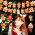 Christmas Gingerbread Bulletin Board Classroom Decoration,Gingerbread Man House Cut-Outs for Winter Holidays Merry Christmas Party for Classroom O...