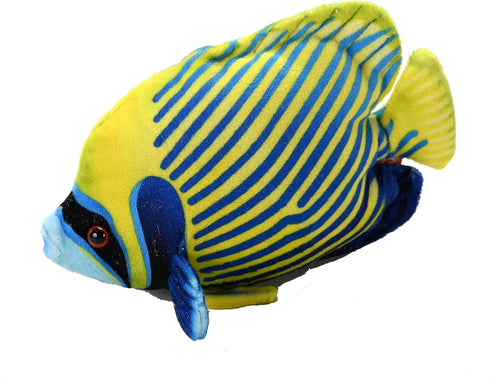 Wild Republic Coral Reef, Emperor Angelfish, Stuffed Animal, 6 inches, Gift for Kids, Plush Toy, Fill is Spun Recycled Water Bottles...