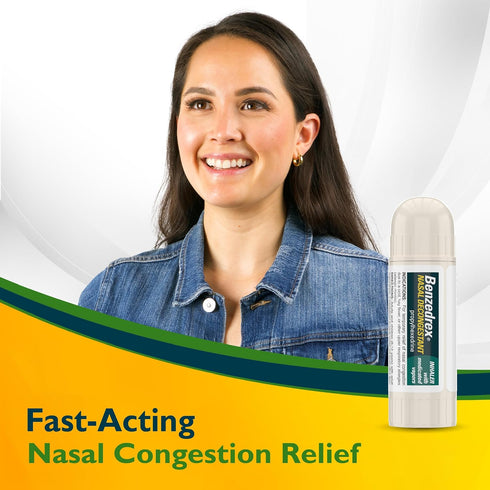 Benzedrex Nasal Decongestant Inhaler, 1 Count (Pack of 1)...