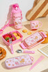 Hello Kitty Utensil Set - Includes Reusable Fork, Spoon, Chopsticks and Carrying Case - Authentic Japanese Design - Durable, Dishwasher Safe- Swee...