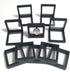 JM Future Black Transparent 3D Floating Frame Display Holder/Box/Frames for Challenge Coins, AA Medallions, Antique, Jewelry,Gift, 2.75 x 2.75 x 0...