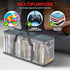 Stock Your Home DVD Storage Bags (Set of 2) Media Organizer Bag for DVDs, CDs, Blu Ray Disc, Movie Cases, VHS Box, Video Game Disks, Clear Plastic...