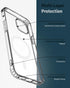 ENCASED Mag Case for iPhone 14 Pro Max - Clear Back Protective Cover - Compatible with MagSafe (2022 iPhone 14promax 6.7") includes Tempered Glass...