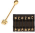 Alisveristime Traditional Ottoman Motif Tea Spoons - Decorative Stirring, Sugar, Tea Spoons (Set of 6) (Daisy) (Gold)...
