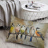ITFRO Set of 2 Hand-Painted Oil Painting Rustic Forest Wildlife Birds Tree Branches Waist Lumbar Cotton Linen Throw Pillow Case Cushion Cover Long...