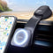 for iPhone MagSafe Car Mount Magnetic Phone Holder with Adhesive Suction Base, Fits iPhone 15/14/13/12 Pro/Plus/Max and Android Phones with Ring A...