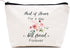 Maid of Honor for a Day Best Friend Forever -Bridesmaid Gift -Makeup Bag Cosmetic Bag Travel Pouch - Bachelorette Party Gift for Maid of Honor - W...