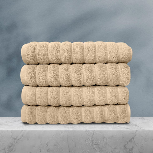 Classic Turkish Towels CTT Luxury Hand Towels for Bathroom Set of 4, 100% Turkish Cotton, Quick Dry & Comfy Towels for Hotel & Spa, Highly Absorbe...