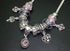 Falari Birthstone Bracelet Multi-Color Charm Beads Silvertone...