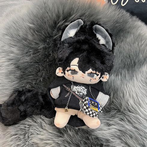 niannyyhouse Rabbit Ears Boy Stuffed Body Tail 20cm Plush Doll Wearable Clothing (2-without Skeleton)...