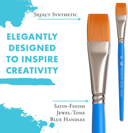 Princeton Art & Brush Select Artiste Paintbrush, Size 3/4 inch, Princeton Blue...