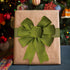 Sage Green Wired Burlap Ribbon, 1-1/2" x 11 Yards Wired Ribbons, Wide Burlap Ribbon with Spool, Wired Ribbon for Gift Wrapping, Arts and Crafts, P...