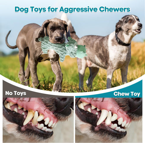 Suitable for Chewing Strong Dog Toys That?Busy Non Stop Chewer Dog Toys?Squeaky Interactive Dog Toys for Large Dogs, The?Small, Medium and Large D...