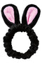 CHASIN' RABBITS Spa Headband for Washing Face – Black Rabbit | Skincare Headbands Makeup Headband for Washing Face | Black Headband Hair Styling A...