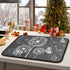 Drying Mat for Kitchen Counter Dandelion Butterfly Dish Drying Mat Dry Mat for Dishes Dish Rack Mat Coffee Bar Mat Dish Drain Mat Drying Mats for ...