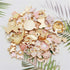 JJG Wholesales 80pcs(40PAIRS) Assorted Gold Plated PINK Theme Enamel Dainty Dangle Pendants Charms for Earrings Jewelry Making Necklace Bracelet C...