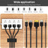 Cable Management Clips, 20Pcs Cable Organizers Wire Clips Cord Holder for TV PC Ethernet Cable Desk Home Office (Black)...