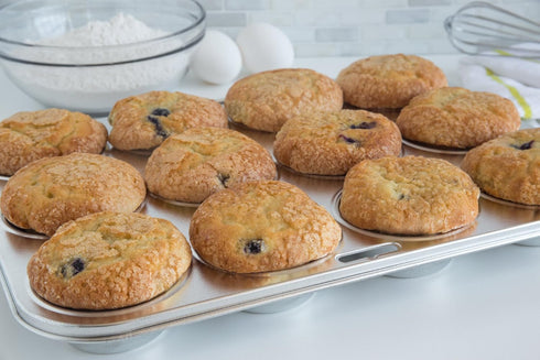 Fox Run Muffin and Cupcake Pan, 12 Standard Cup, Stainless Steel...
