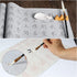 Chinese Calligraphy Set Rewritable Water Writing Cloth Fabric with Brush Rack and Water Dish Quick Drying Fabric Cloth Paper for Beginners Practic...