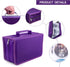 CD/DVD Case Holder, 128 Capacity CD VCD Media Wallet, Storage, Holder, Booklet, Organizer (Purple)...