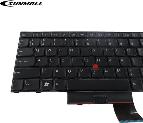 Laptop Keyboard Replacement Compatible with ThinkPad Edge E530 E530C E535 E545 Series Laptop 15.6 inch with The Number Keys Black US Layout No Bac...