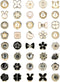 40 Style Cute Enamel Lapel Pin Set,Mini Brooch Pin Badges Cover Up Buttons for Women Shirts,Dresses,Cardigan Collar Safety Pins,Junk Charms Access...