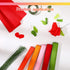 Gersoniel 57 Pieces Crepe Paper Flower DIY Kits 6 Rolls 35g Crepe Paper Rolls 50 Pcs Floral Iron Wire 1 Roll 50 Meter for Birthday Party Wedding (...