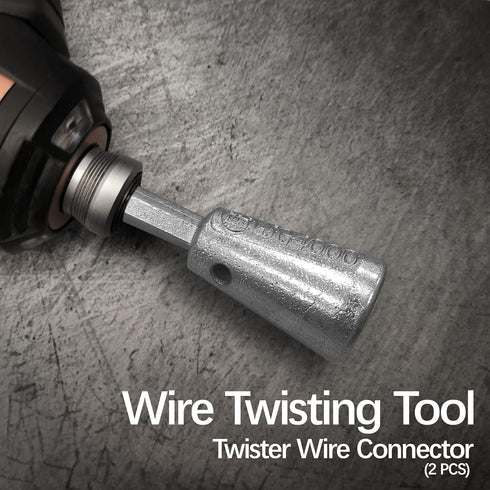 ???????? ???????????????? Wire Twister Tool For Drill Wire Stripper Wire Nut Twister Wire Twisting Tool Wire Stripper Tool, Fast Wire Twisting Too...