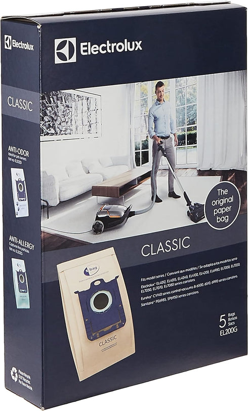 Electrolux HOMECARE Products EL200G s Classic Paper Vacuum Bag, 5, Brown...