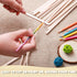 240Pcs Wood Square Dowel Rods 1/8 x 1/8 x 12 inch,Wood Squares for Crafts,Model Making Balsa Wood (1/8"x12"-240pcs)...