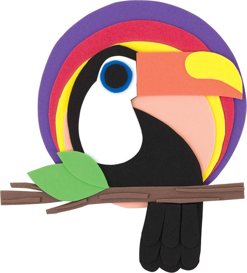 Creativity Street WonderFoam Peel & Stick Sheets, 9-inches x 12-inches, Colors May Vary, 20 Sheets (AC4309)...