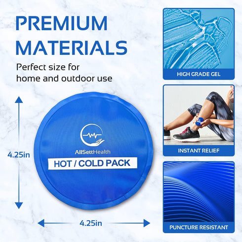 Reusable Round Hot and Cold Gel Ice Packs for Injuries | Cold Compress, Ice Pack, Gel Ice Packs, Cold Pack, Gel ice Pack, Cold Packs for Injuries ...