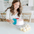Versatile Cake Icing Frosting Smoother with Stand - Flexible Bowl Scraper Has Flat and Curved Edges to Easily Smooth, Mix, and Clean - All-In-One ...