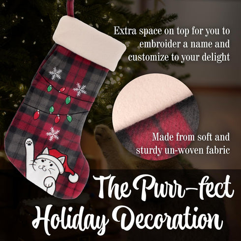 BambooMN 1 Piece Set 18" Classic Personalized Embroidered Sequined Animal Christmas for Kids, Parents, Family and Pets, Style Penguin...