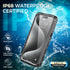 iPhone 15 Pro Case Waterproof, IP68 Waterproof Case for iPhone 15 Pro, iPhone 15 Pro Case with Kickstand, Impact Resistant TPU + PC Case, Suitable...