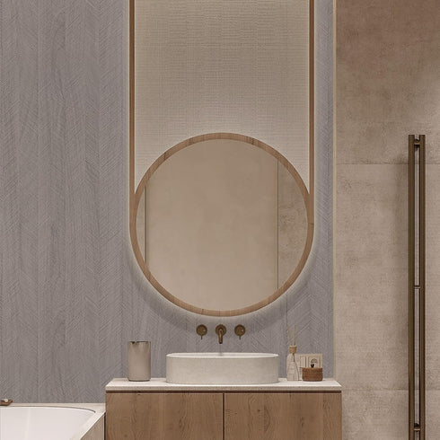 Peel and Stick Wood Wallpaper Grey Vinyl 15.7"×80" Contact Paper Self Adhesive Thick Waterproof for Cabinets liveroom...