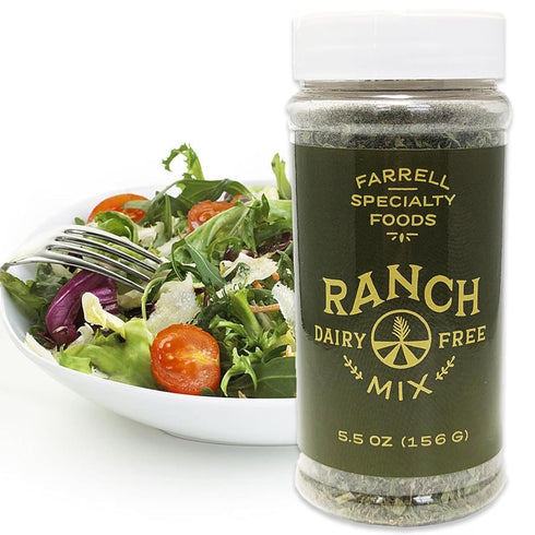 Dairy Free Ranch Mix by Farrell Specialty Foods – Dairy, Egg, Soy, Nut, Sugar, Sodium / & Salt Free – Delicious Salad Dressing, Vegetable Dip & Se...